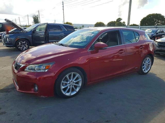 LEXUS CT 200 2013 with VIN JTHKD5BH9D2172422 - Photo from auction