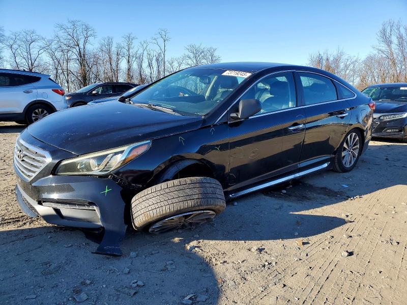 HYUNDAI SONATA 2015 with VIN 5NPE34AF2FH074183 - Photo from auction