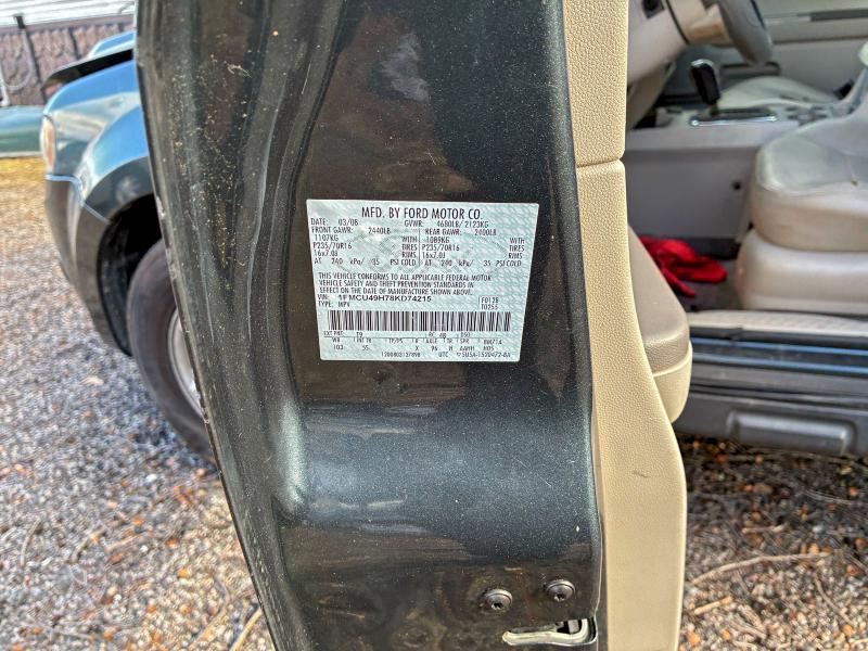 Photo 10 from auction – 2008 FORD ESCAPE HEV with VIN 1FMCU49H78KD74215