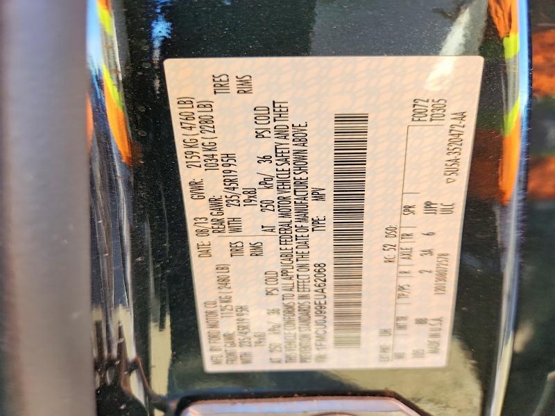 Photo 14 from auction – 2014 FORD ESCAPE TIT with VIN 1FMCU0J99EUA62068