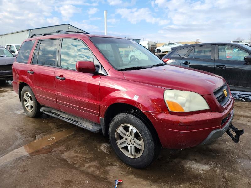 Photo 4 from auction – 2004 HONDA PILOT EXL with VIN 2HKYF186X4H567650