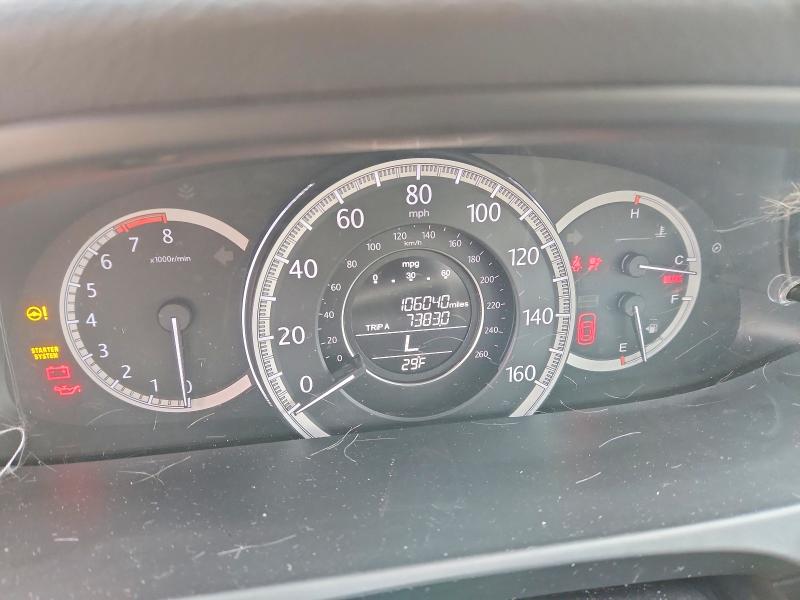 Photo 9 from auction – 2014 HONDA ACCORD with VIN 1HGCR2F89EA165334