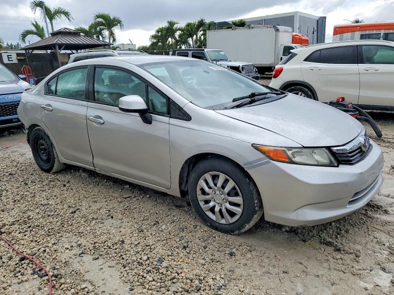Photo 4 from auction – 2012 HONDA CIVIC LX with VIN 2HGFB2F56CH303742