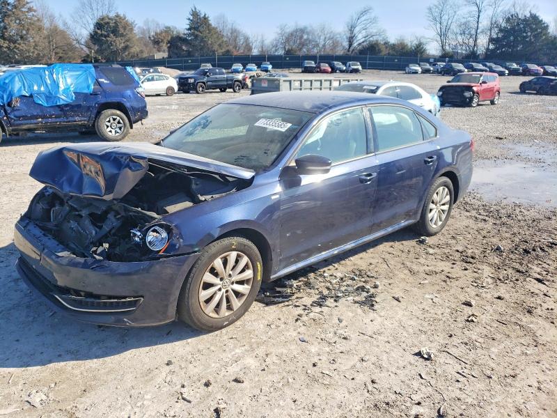 VOLKSWAGEN PASSAT S 2014 with VIN 1VWAP7A33EC012860 - Photo from auction