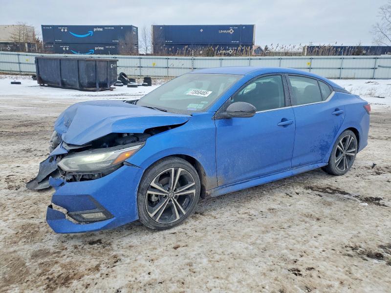 NISSAN SENTRA 2022 with VIN 3N1AB8DV9NY315804 - Photo from auction