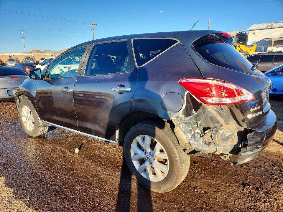 Photo 2 from auction – 2012 NISSAN MURANO S with VIN JN8AZ1MW5CW225258