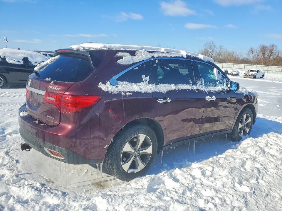 Photo 3 from auction – 2014 ACURA MDX with VIN 5FRYD4H27EB030169