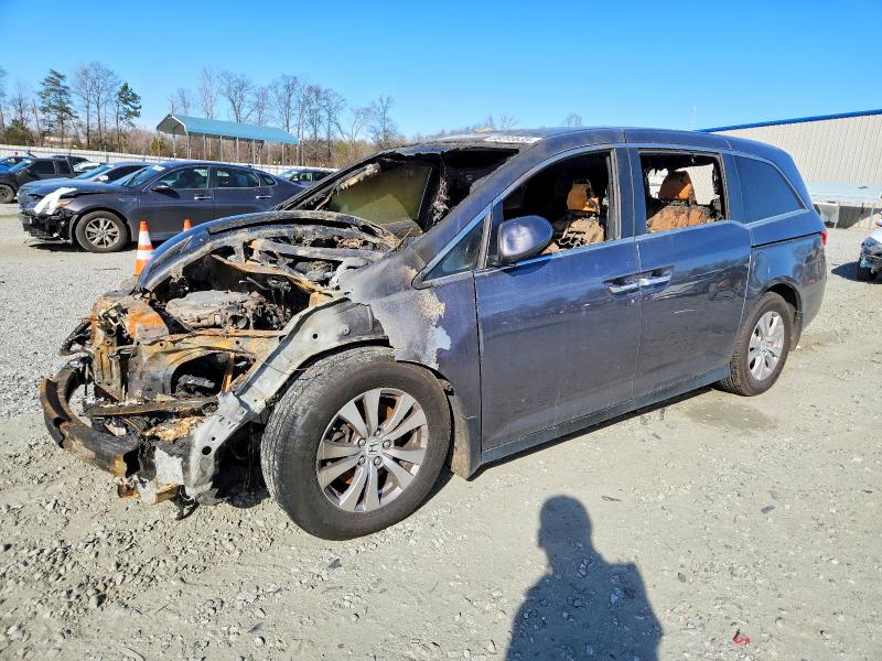 HONDA ODYSSEY 2014 with VIN 5FNRL5H48EB090252 - Photo from auction