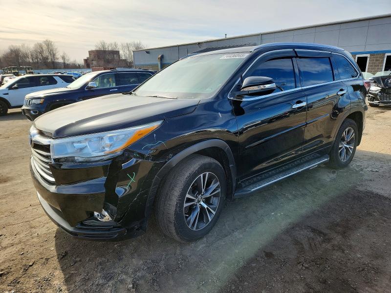 TOYOTA HIGHLANDER 2016 with VIN 5TDJKRFH8GS353996 - Photo from auction