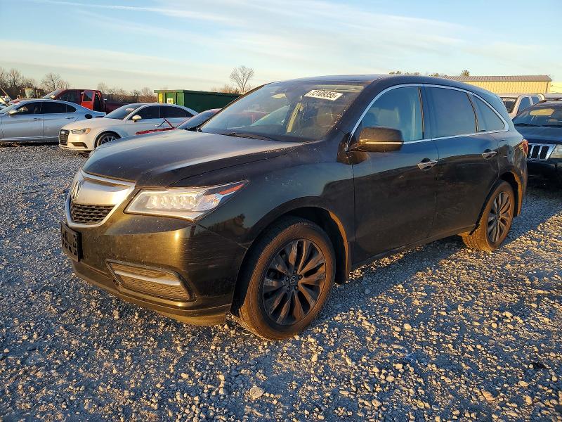 ACURA MDX TECHNO 2016 with VIN 5FRYD3H43GB012721 - Photo from auction