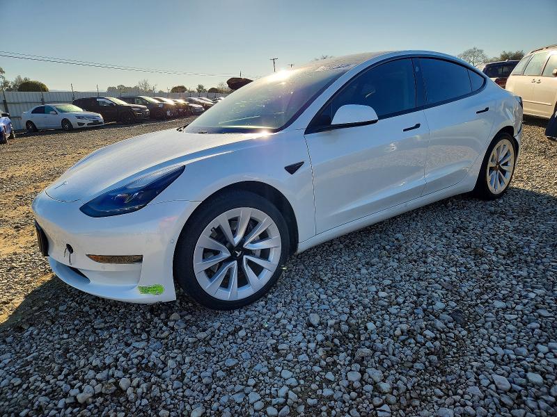 TESLA MODEL 3 2021 with VIN 5YJ3E1EA3MF077183 - Photo from auction