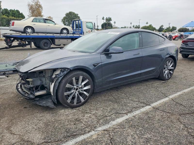 TESLA MODEL 3 2024 with VIN 5YJ3E1EA6RF743878 - Photo from auction