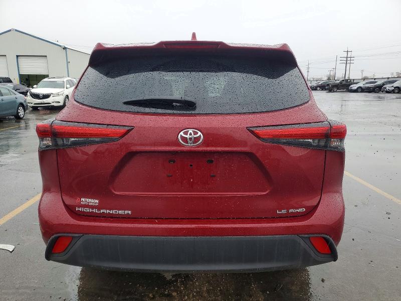 Photo 6 from auction – 2021 TOYOTA HIGHLANDER with VIN 5TDBZRBH5MS531994