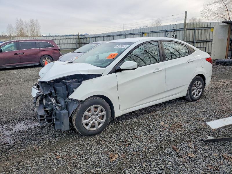 HYUNDAI ACCENT 2013 with VIN KMHCT4AEXDU522196 - Photo from auction