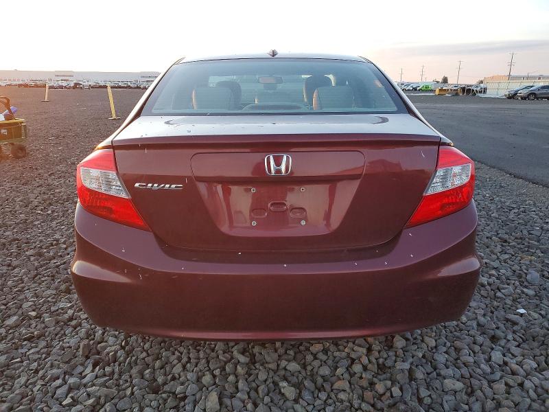 Photo 6 from auction – 2012 HONDA CIVIC with VIN 19XFB2F97CE031201