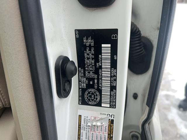 Photo 10 from auction – 2007 LEXUS GX 470 with VIN JTJBT20X170140381