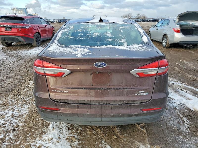 Photo 6 from auction – 2019 FORD FUSION SE with VIN 3FA6P0LU8KR263639