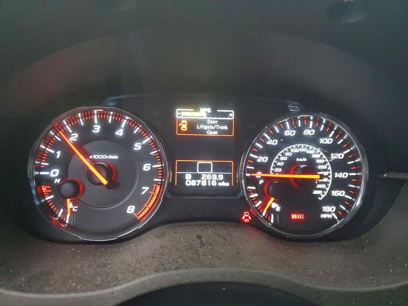 Photo 9 from auction – 2021 SUBARU WRX with VIN JF1VA1A61M9816198