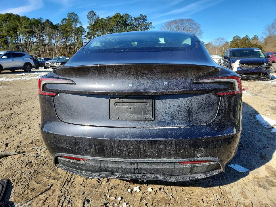 Photo 6 from auction – 2025 TESLA MODEL 3 with VIN 5YJ3E1EA3SF994721
