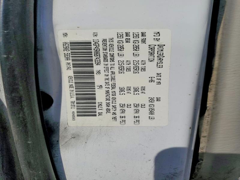 Photo 14 from auction – 2006 DODGE CARAVAN SX with VIN 1D4GP45R06B743394