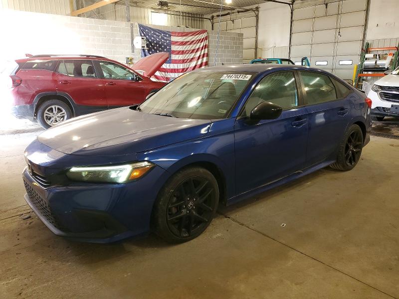 HONDA CIVIC 2022 with VIN 2HGFE2F55NH522136 - Photo from auction