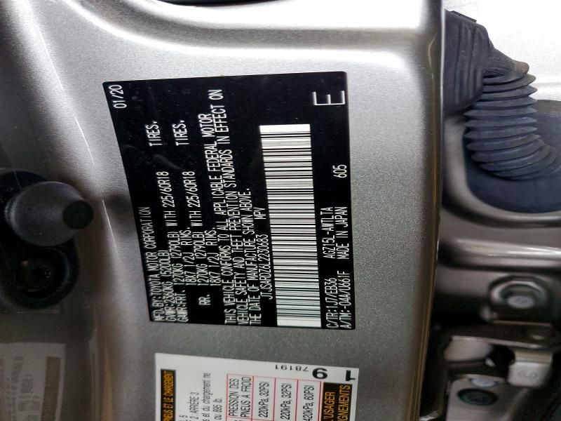 Photo 14 from auction – 2020 LEXUS NX 300 F S with VIN JTJSARDZ6L2230683