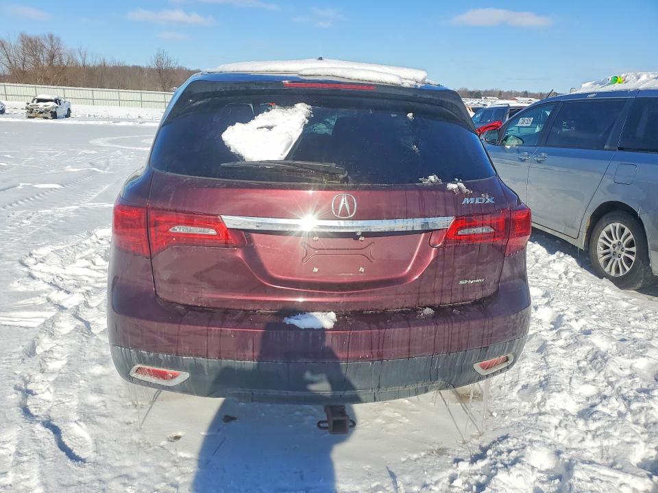 Photo 6 from auction – 2014 ACURA MDX with VIN 5FRYD4H27EB030169