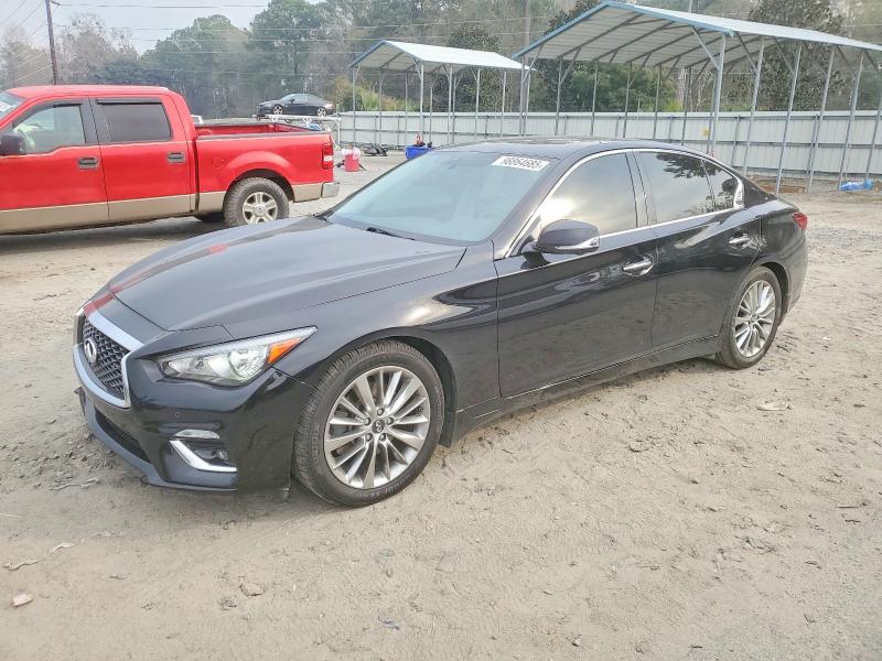 INFINITI Q50 LUXE 2018 with VIN JN1EV7AP1JM351136 - Photo from auction