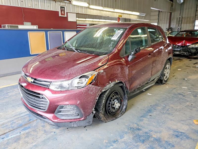 CHEVROLET TRAX 2017 with VIN 3GNCJKSB3HL187177 - Photo from auction