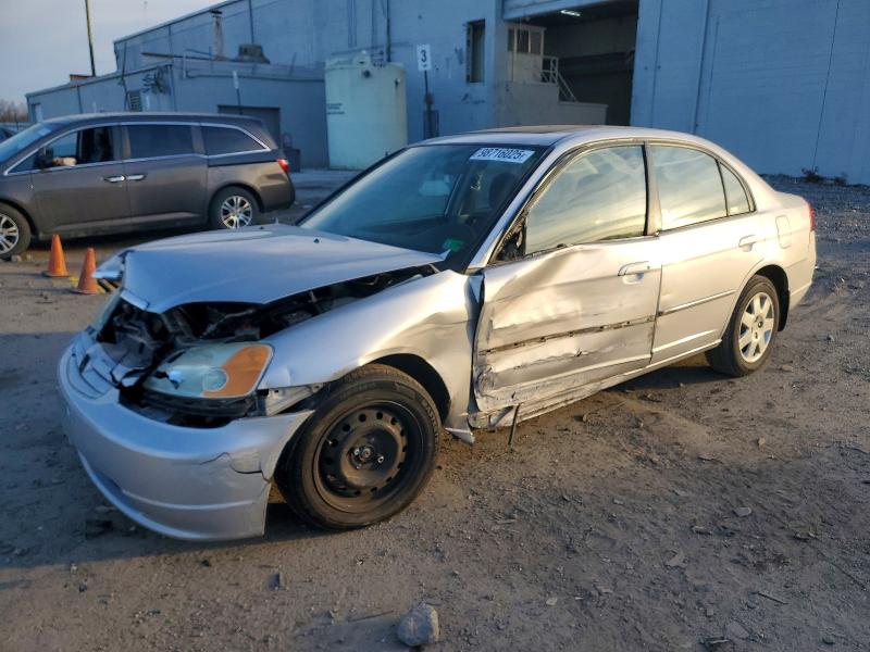 HONDA CIVIC EX 2002 with VIN 1HGES26782L080182 - Photo from auction