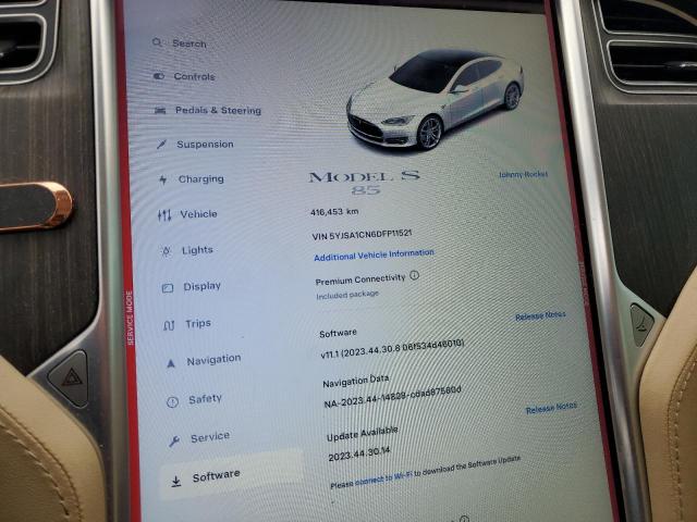 Photo 9 from auction – 2013 TESLA MODEL S with VIN 5YJSA1CN6DFP11521