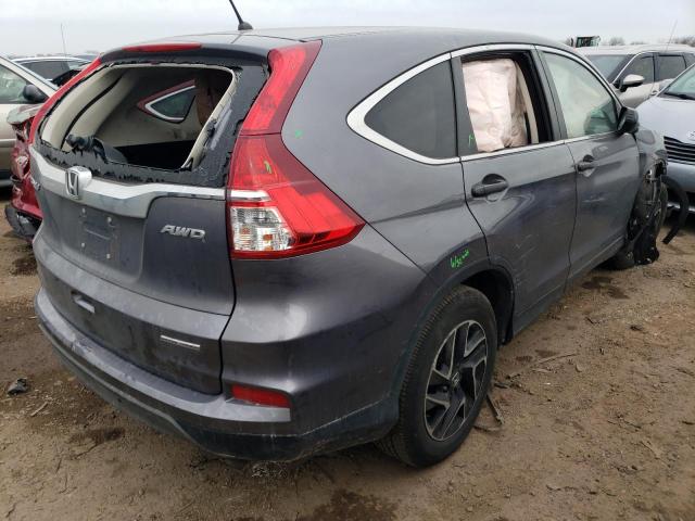 Photo 3 from auction – 2016 HONDA CR-V SE with VIN 5J6RM4H42GL042568