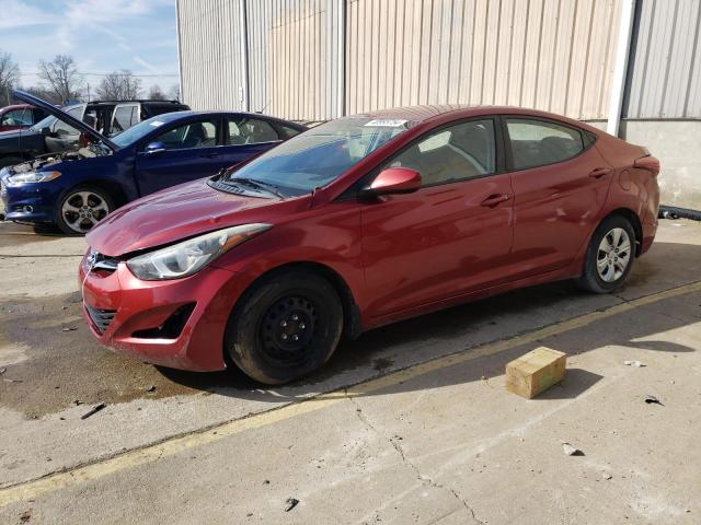 HYUNDAI ELANTRA SE 2016 with VIN 5NPDH4AE5GH768596 - Photo from auction