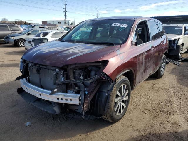 HONDA PILOT EX 2020 with VIN 5FNYF6H34LB002651 - Photo from auction