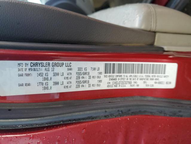 Photo 14 from auction – 2013 DODGE DURANGO CR with VIN 1C4SDJDT2DC527968