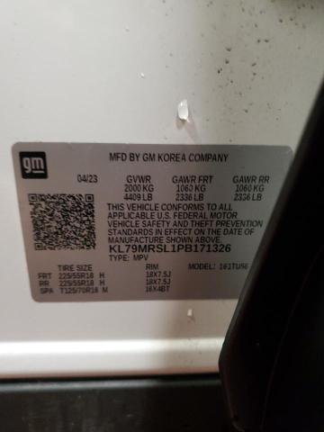 Photo 14 from auction – 2023 CHEVROLET TRAILBLAZE with VIN KL79MRSL1PB171326