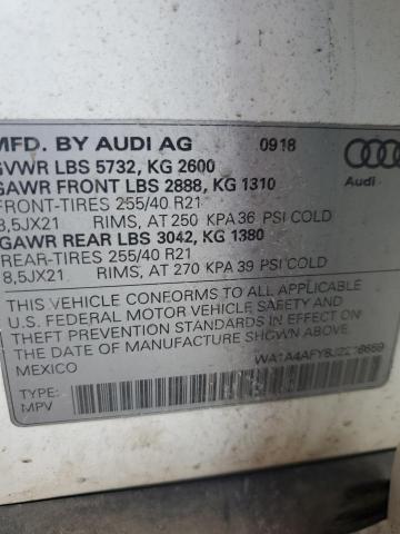 Photo 12 from auction – 2018 AUDI SQ5 PREMIU with VIN WA1A4AFY8J2246659
