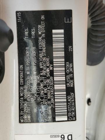 Photo 13 from auction – 2016 LEXUS GX 460 with VIN JTJBM7FX4G5130349