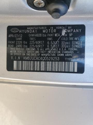 Photo 14 from auction – 2012 HYUNDAI TUCSON GLS with VIN KM8JUCAC4CU529253