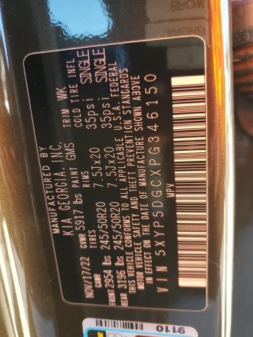 Photo 14 from auction – 2023 KIA TELLURIDE with VIN 5XYP5DGCXPG346150