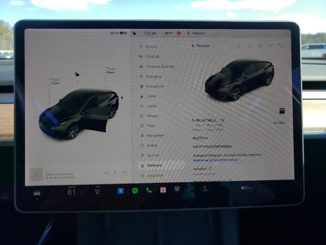 Photo 9 from auction – 2021 TESLA MODEL Y with VIN 5YJYGDEE2MF188926