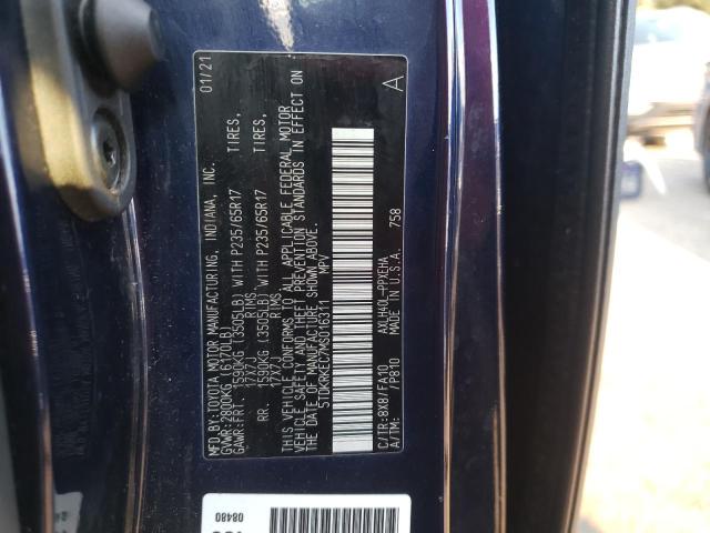 Photo 14 from auction – 2021 TOYOTA SIENNA LE with VIN 5TDKRKEC7MS016311