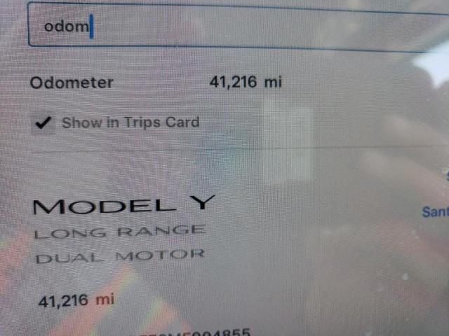 Photo 9 from auction – 2021 TESLA MODEL Y with VIN 5YJYGDEE6MF094855