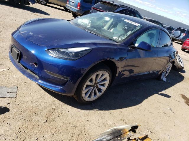 TESLA MODEL 3 2022 with VIN 5YJ3E1EA6NF352448 - Photo from auction