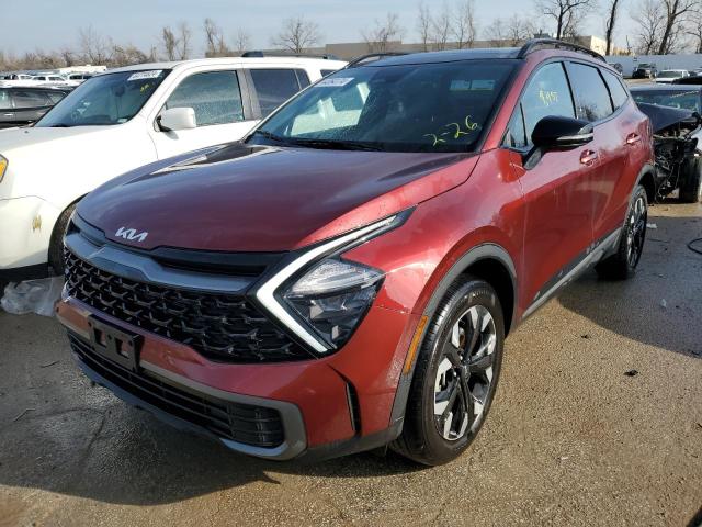 KIA SPORTAGE X 2023 with VIN 5XYK6CAF2PG119555 - Photo from auction