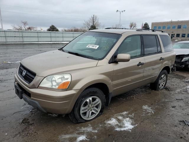 HONDA PILOT EX 2005 with VIN 2HKYF18455H532613 - Photo from auction