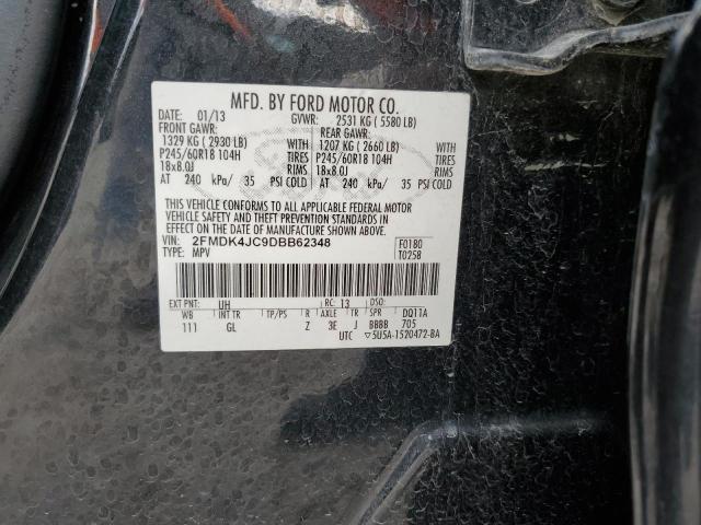 Photo 14 from auction – 2013 FORD EDGE SEL with VIN 2FMDK4JC9DBB62348