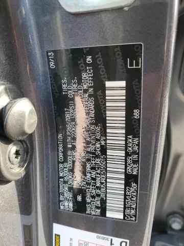 Photo 14 from auction – 2014 TOYOTA 4RUNNER SR with VIN JTEBU5JR0E5155015