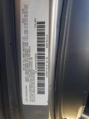 Photo 14 from auction – 2009 SUBARU OUTBACK 2. with VIN 4S4BP66C497339434