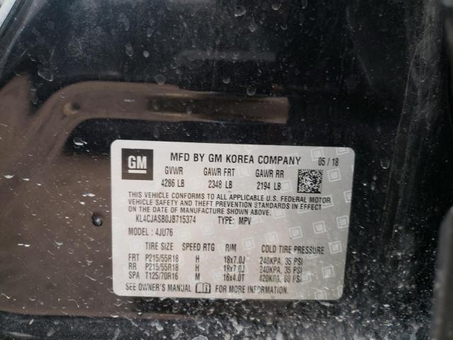 Photo 14 from auction – 2018 BUICK ENCORE with VIN KL4CJASB0JB715374